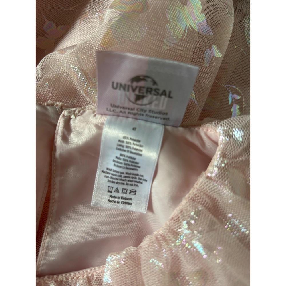 Modern Moments Wicked Glinda Pink Tulle Butterfly Dress Toddler 4T Universal - Picture 6 of 6